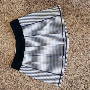 Kyodan XS Navy Blue Striped Tennis Pickleball Skirt Skort